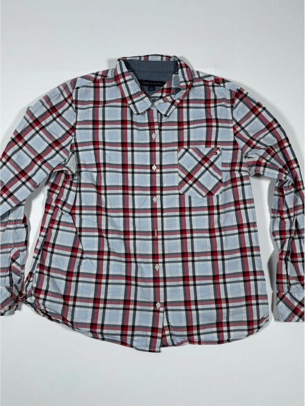 Tommy Hilfiger Men's Large Plaid Button-Up Shirt
